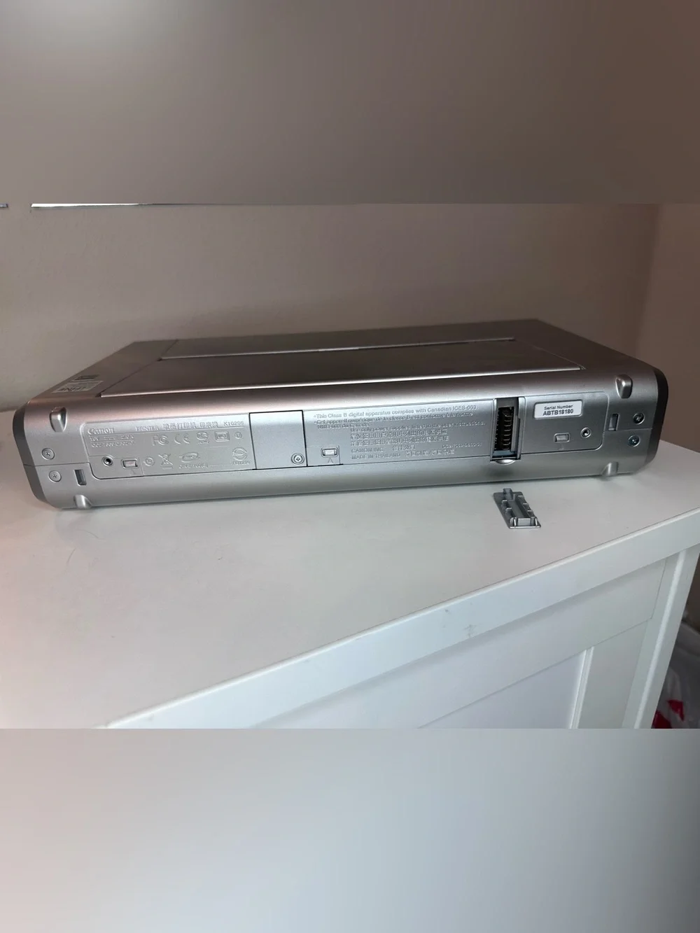 Canon PIXMA iP100 Mobile Inkjet Color and Black Printer with Power Cords